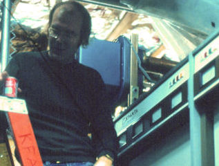 Dave Wigfield at KFAC FM Transmitter Circa 1980